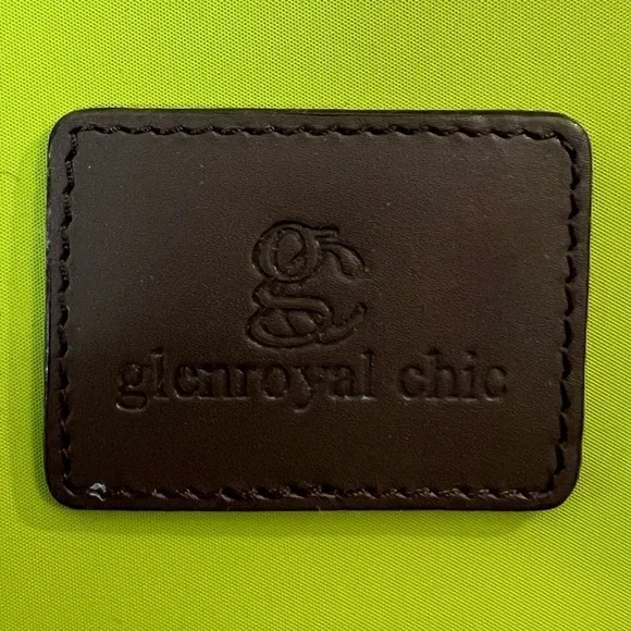 Glenroyal Chic Handcrafted in Scotland Apple Green Crossbody Bag Satchel - Picture 4 of 11